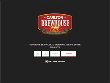 Tablet Screenshot of carltonbrewhouse.com.au